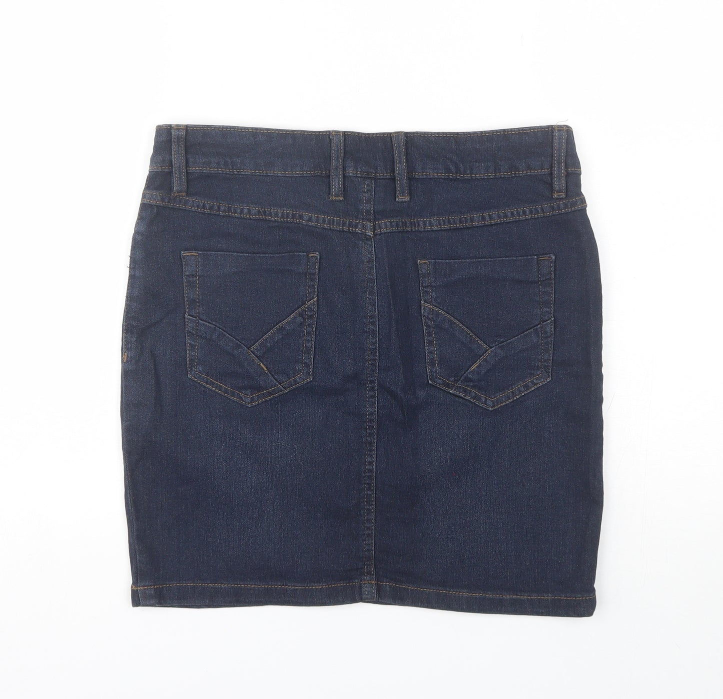 ESMARA Womens Blue  Cotton Mini Skirt Size 10