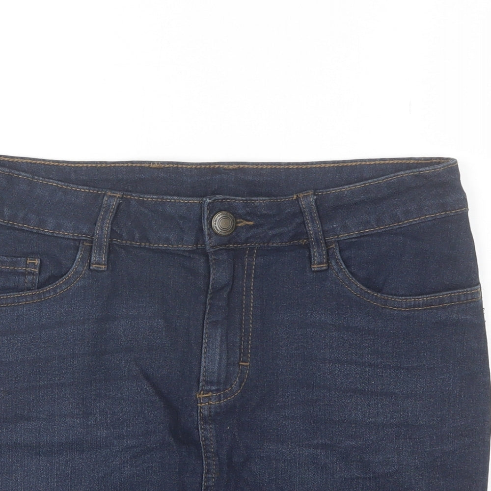 ESMARA Womens Blue  Cotton Mini Skirt Size 10