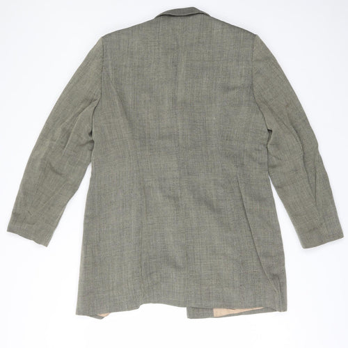 Principles Womens Green  Wool Jacket Blazer Size 16