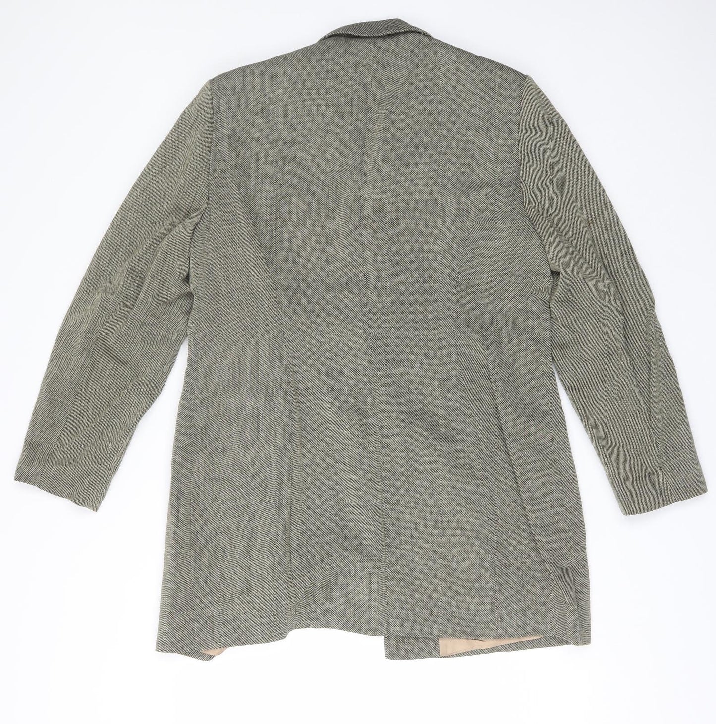 Principles Womens Green  Wool Jacket Blazer Size 16