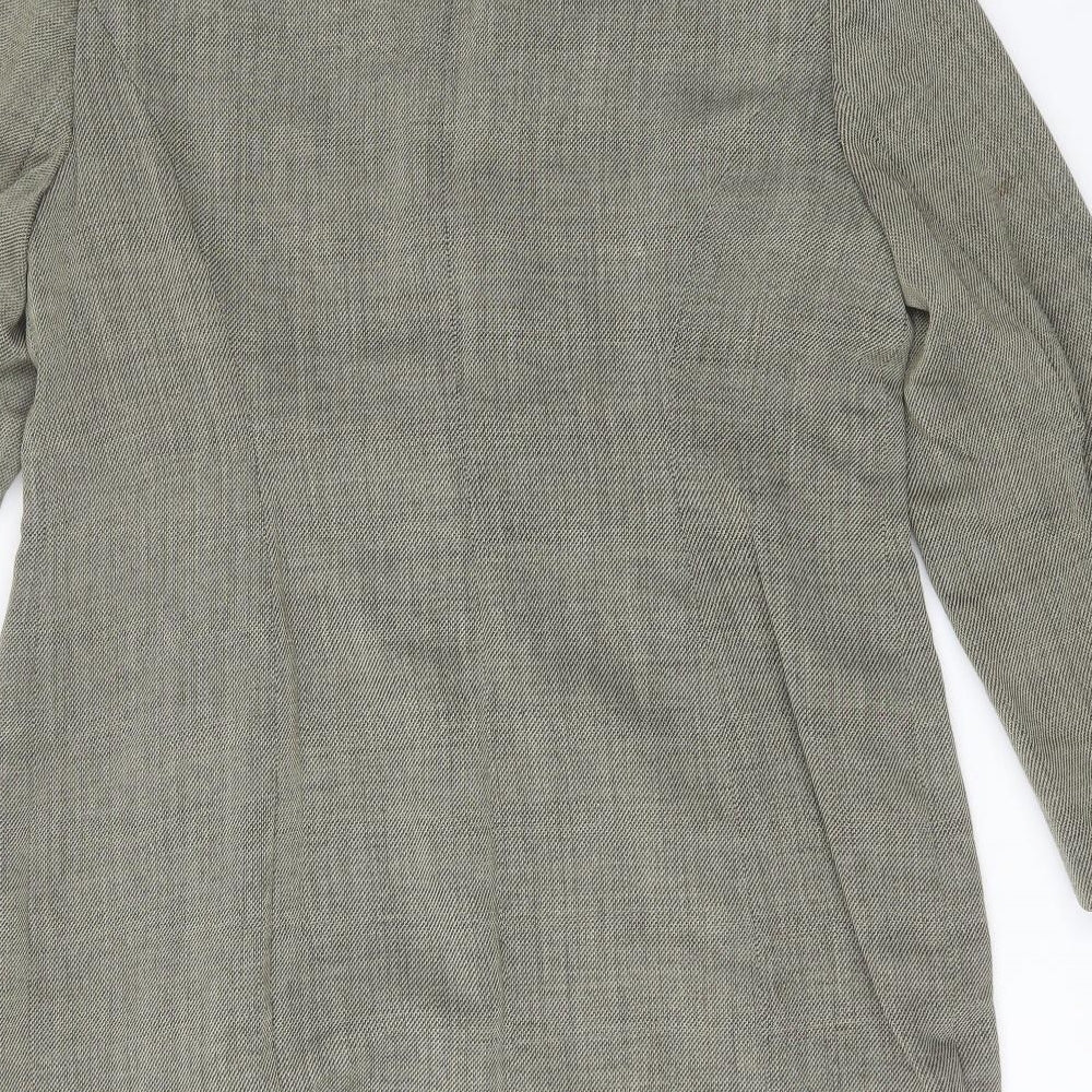 Principles Womens Green  Wool Jacket Blazer Size 16