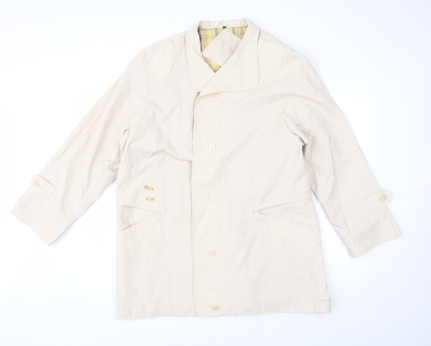 Berkertex Womens Beige   Overcoat Jacket Size 14