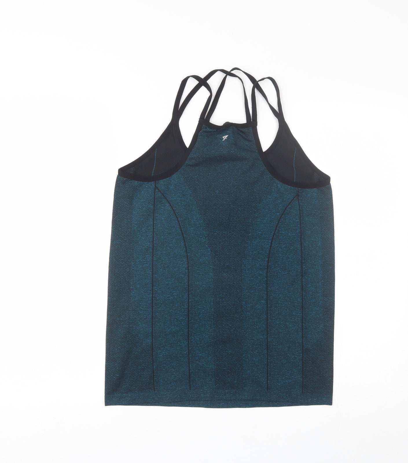 Primark Womens Blue  Polyester Basic Tank Size 18 Round Neck