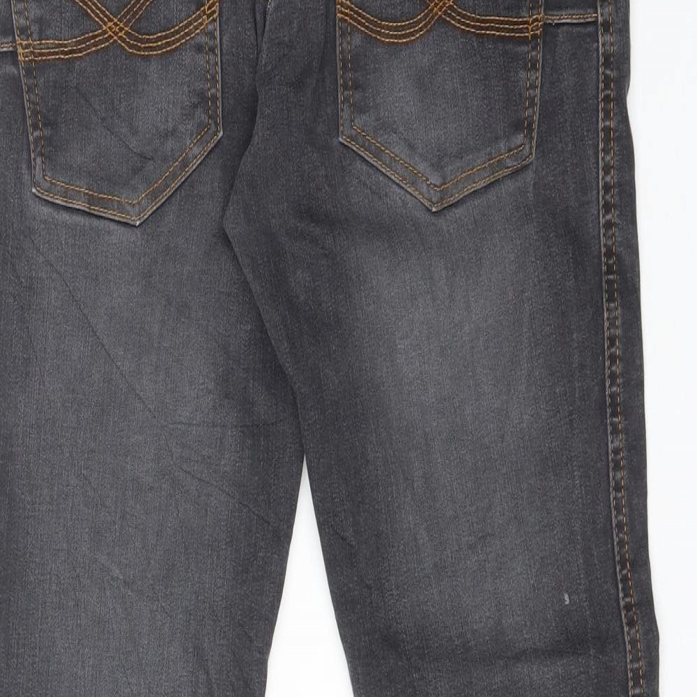 John Baner Womens Black  Cotton Skinny Jeans Size 18 L29 in Regular