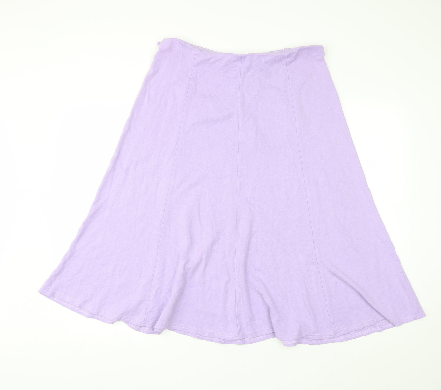 Classics Womens Purple  Viscose A-Line Skirt Size 18