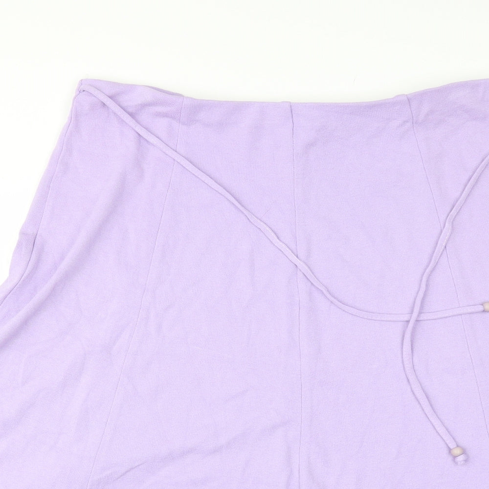 Classics Womens Purple  Viscose A-Line Skirt Size 18