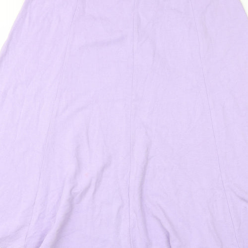 Classics Womens Purple  Viscose A-Line Skirt Size 18