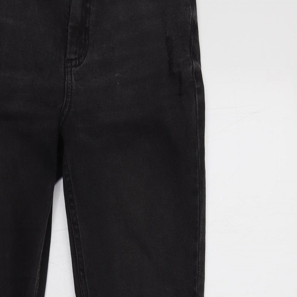 Primark Womens Black  Cotton Skinny Jeans Size 10 L29 in Regular