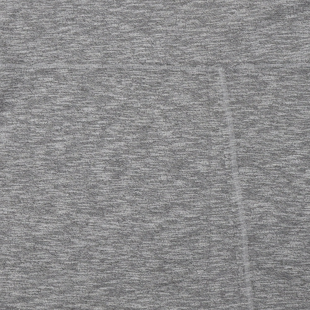 NEXT Womens Grey  Cotton Basic Blouse Size 16 Round Neck