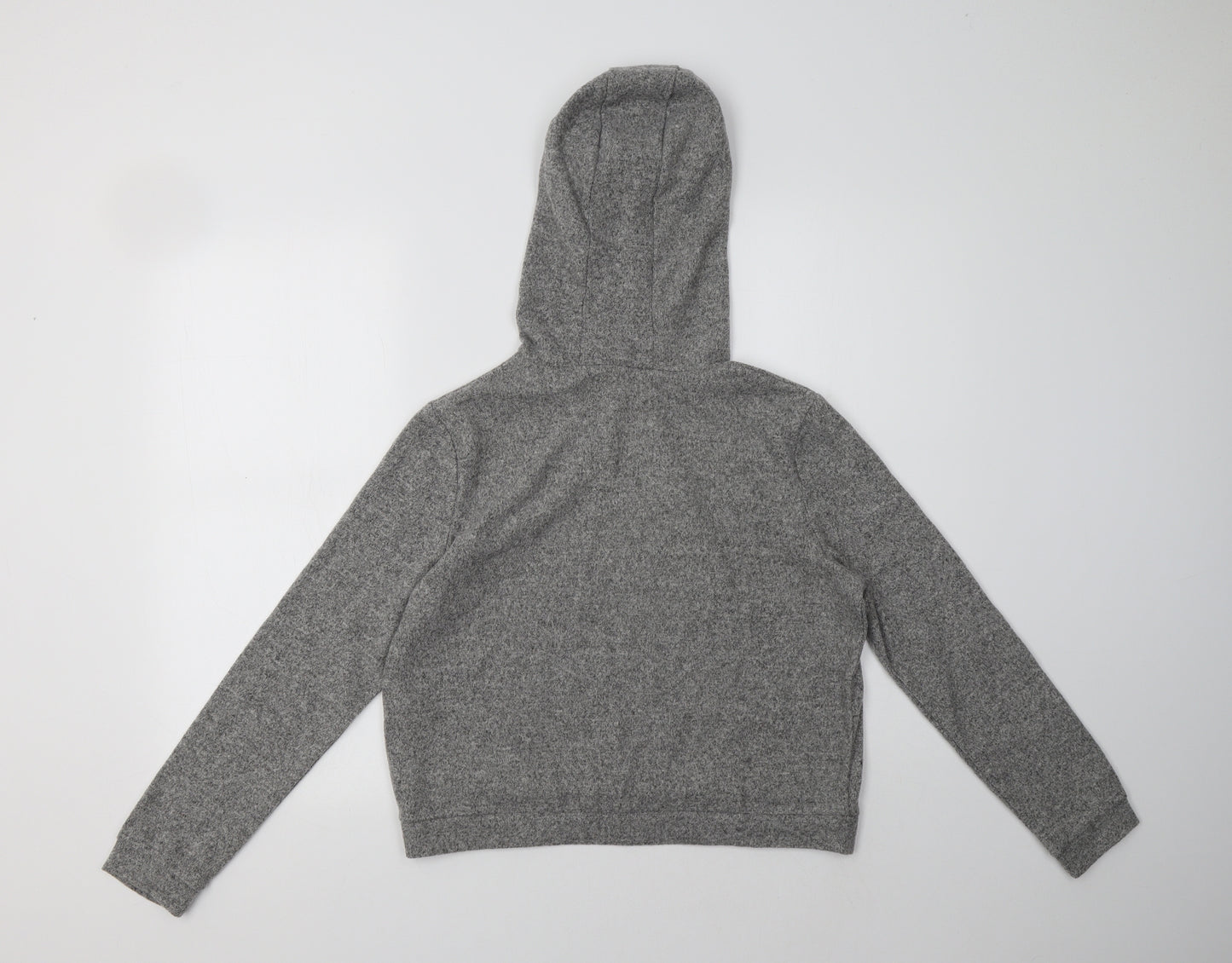 New Look Girls Grey  Polyester Pullover Hoodie Size 12-13 Years