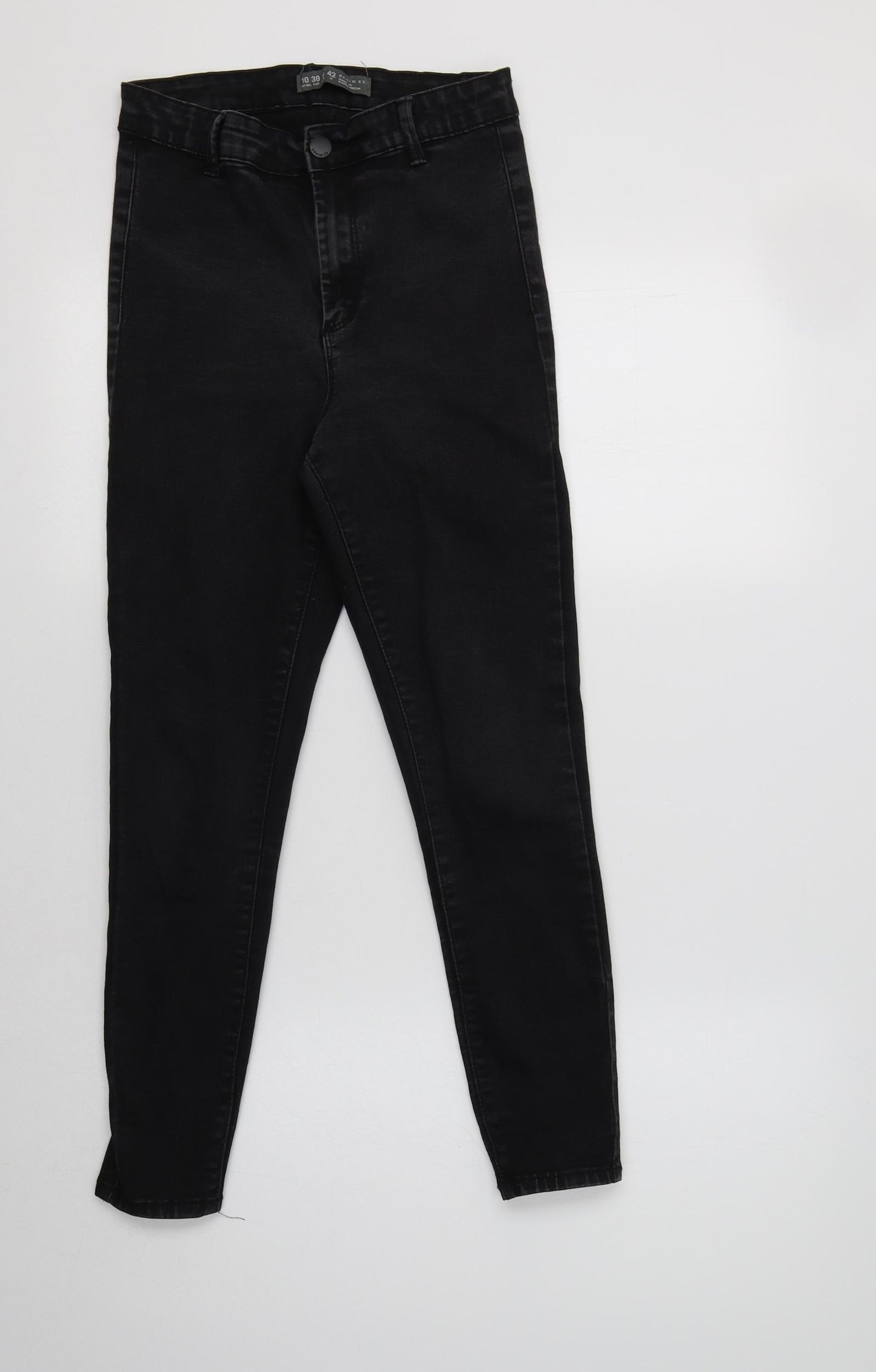 Primark Womens Black  Cotton Jegging Jeans Size 10 L26 in Regular
