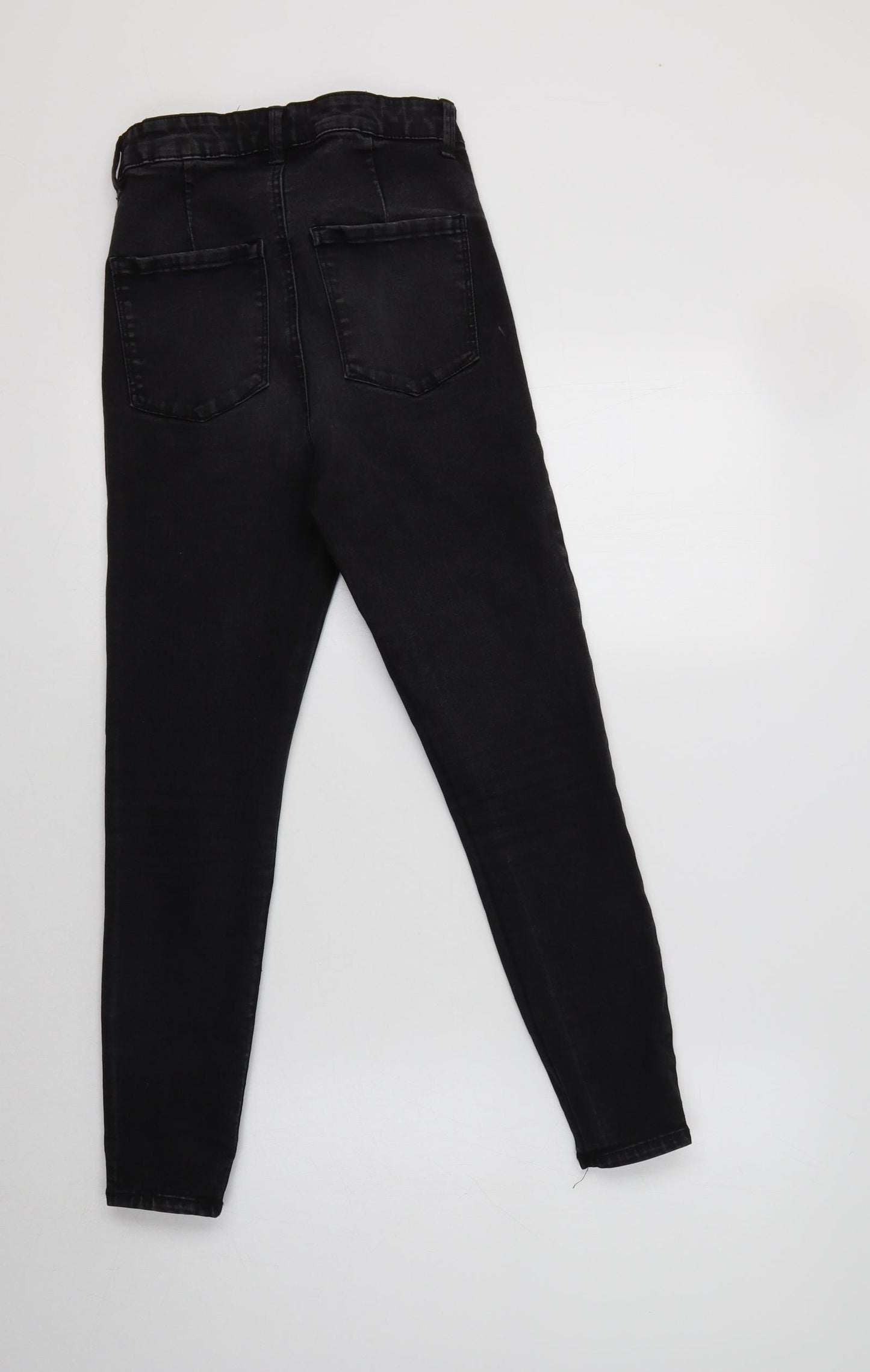 Primark Womens Black  Cotton Jegging Jeans Size 10 L26 in Regular