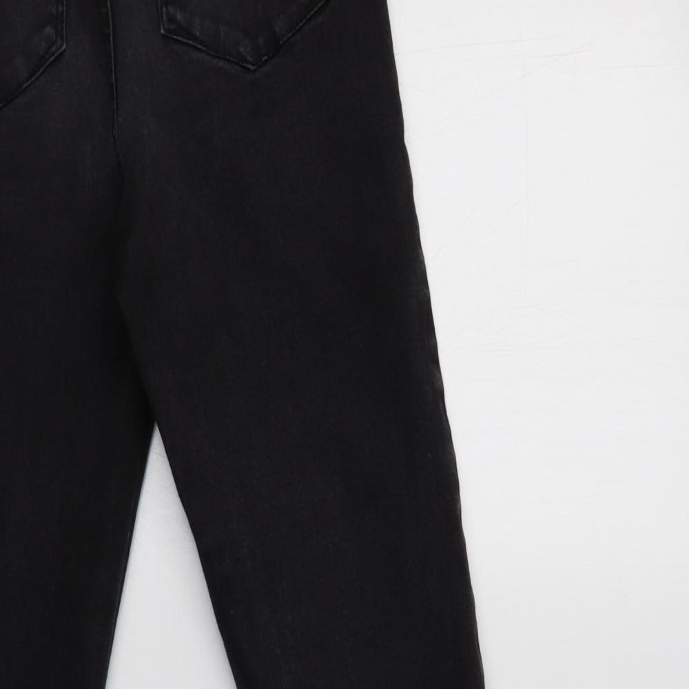 Primark Womens Black  Cotton Jegging Jeans Size 10 L26 in Regular