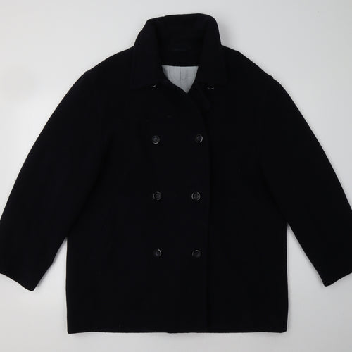 NEXT Womens Blue   Pea Coat Coat Size L