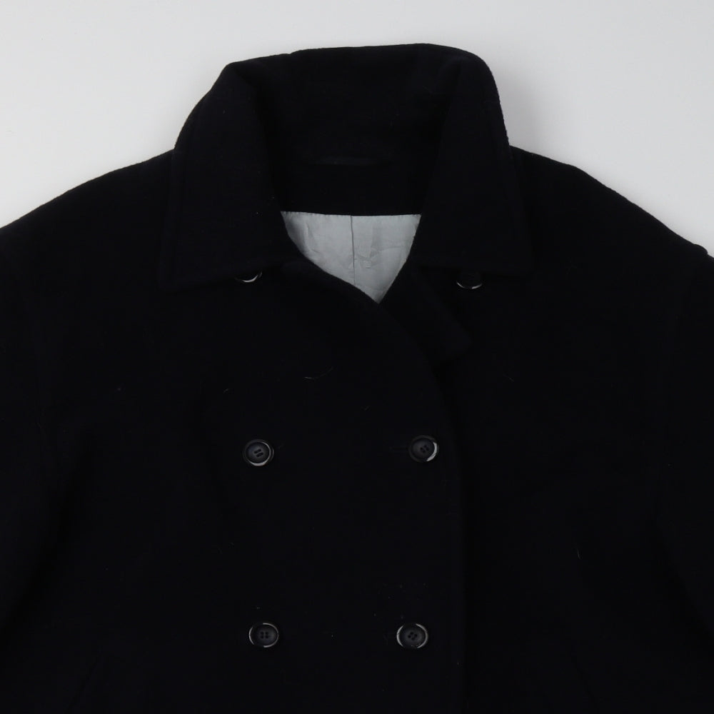 NEXT Womens Blue   Pea Coat Coat Size L