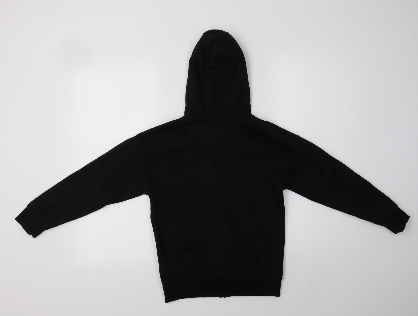 Primark Boys Black  Cotton Full Zip Hoodie Size 8-9 Years