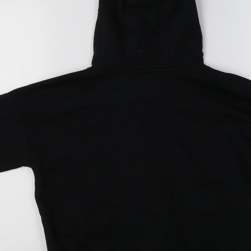 Primark Boys Black  Cotton Full Zip Hoodie Size 8-9 Years