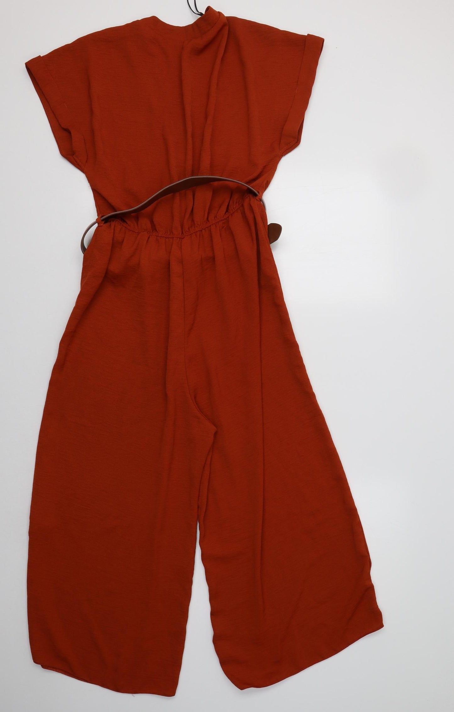 New Look Womens Orange  Polyester Jumpsuit One-Piece Size 10