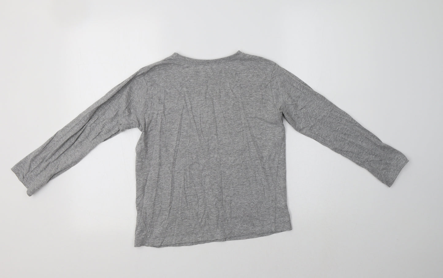 Preworn Boys Grey  Cotton  Pyjama Set Size 10-11 Years