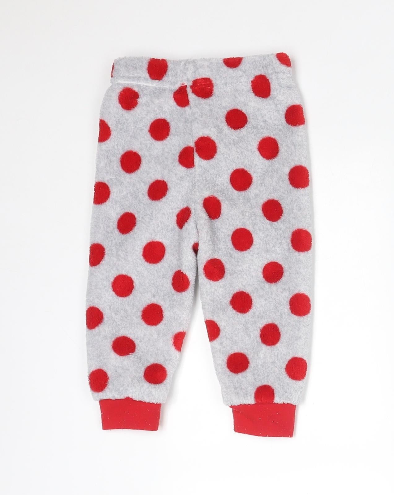 Primark Baby Multicoloured Polka Dot Polyester  Pyjama Pants Size 6-9 Months