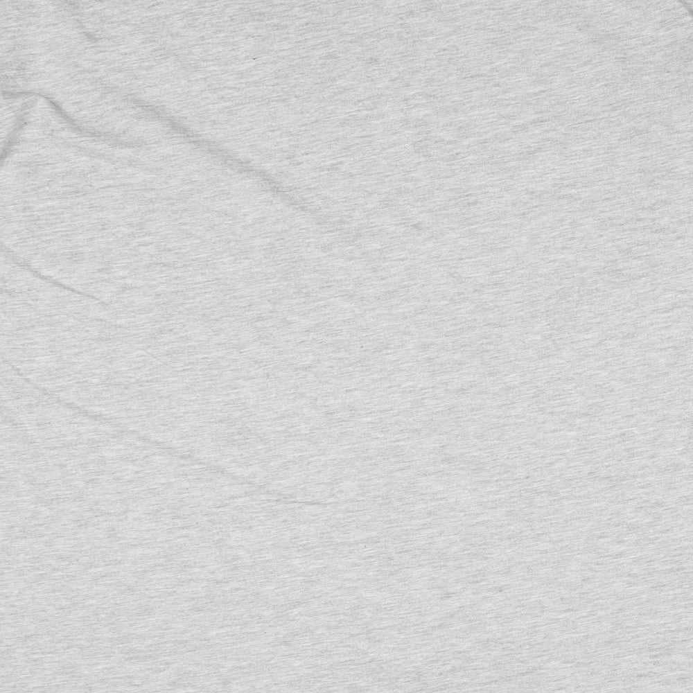 Primark Womens Grey  Cotton Basic T-Shirt Size L Crew Neck