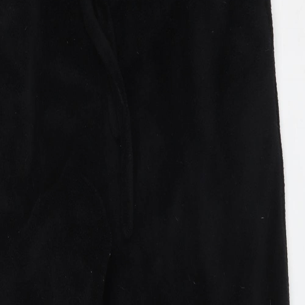 Primark Mens Black Solid Polyester  Pyjama Pants Size XL