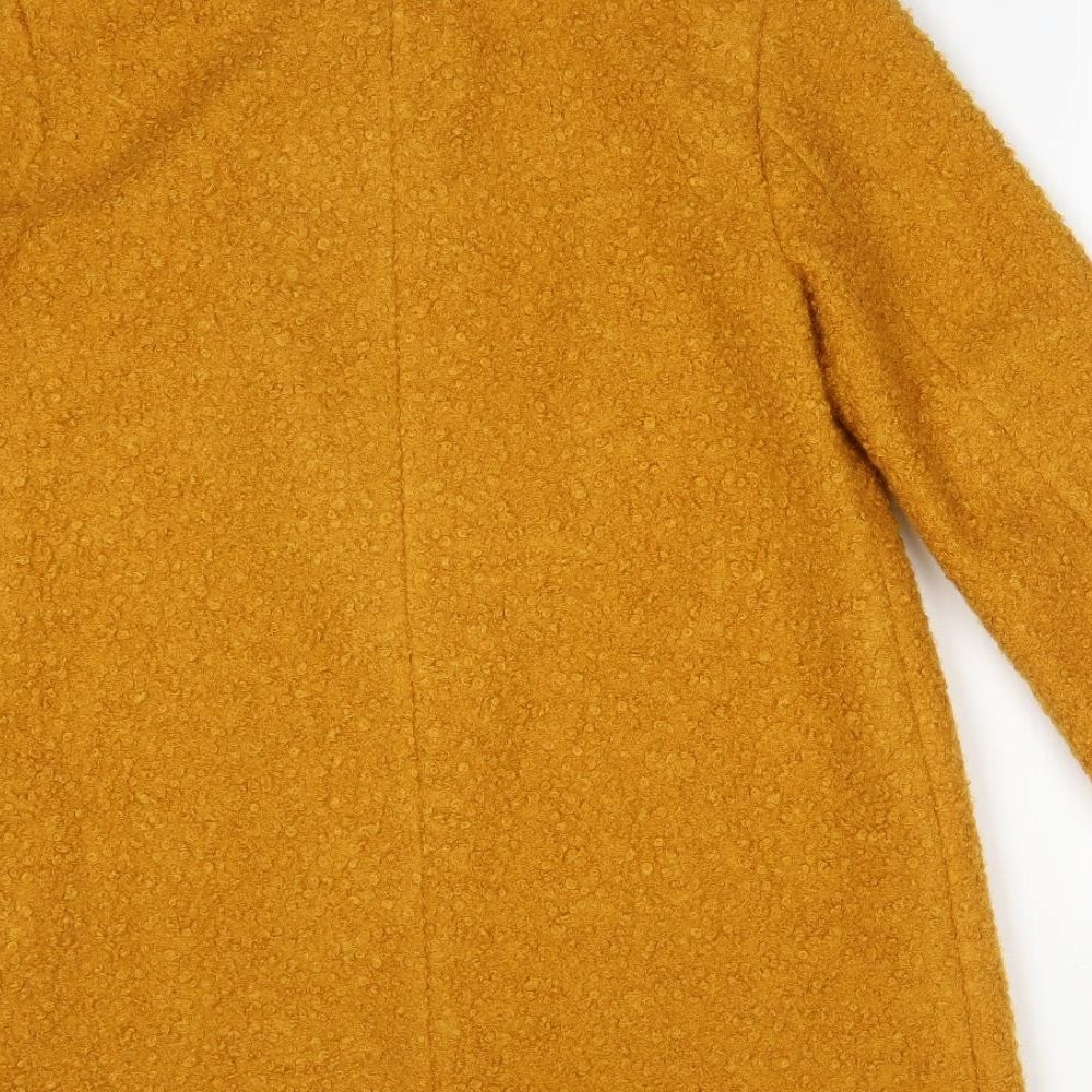Preworn Womens Orange   Trench Coat Coat Size 12