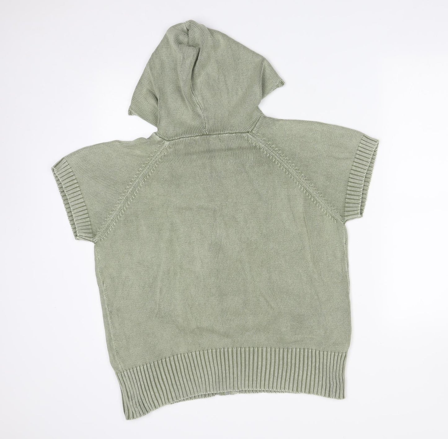 George Womens Green  Cotton Full Zip Hoodie Size 24
