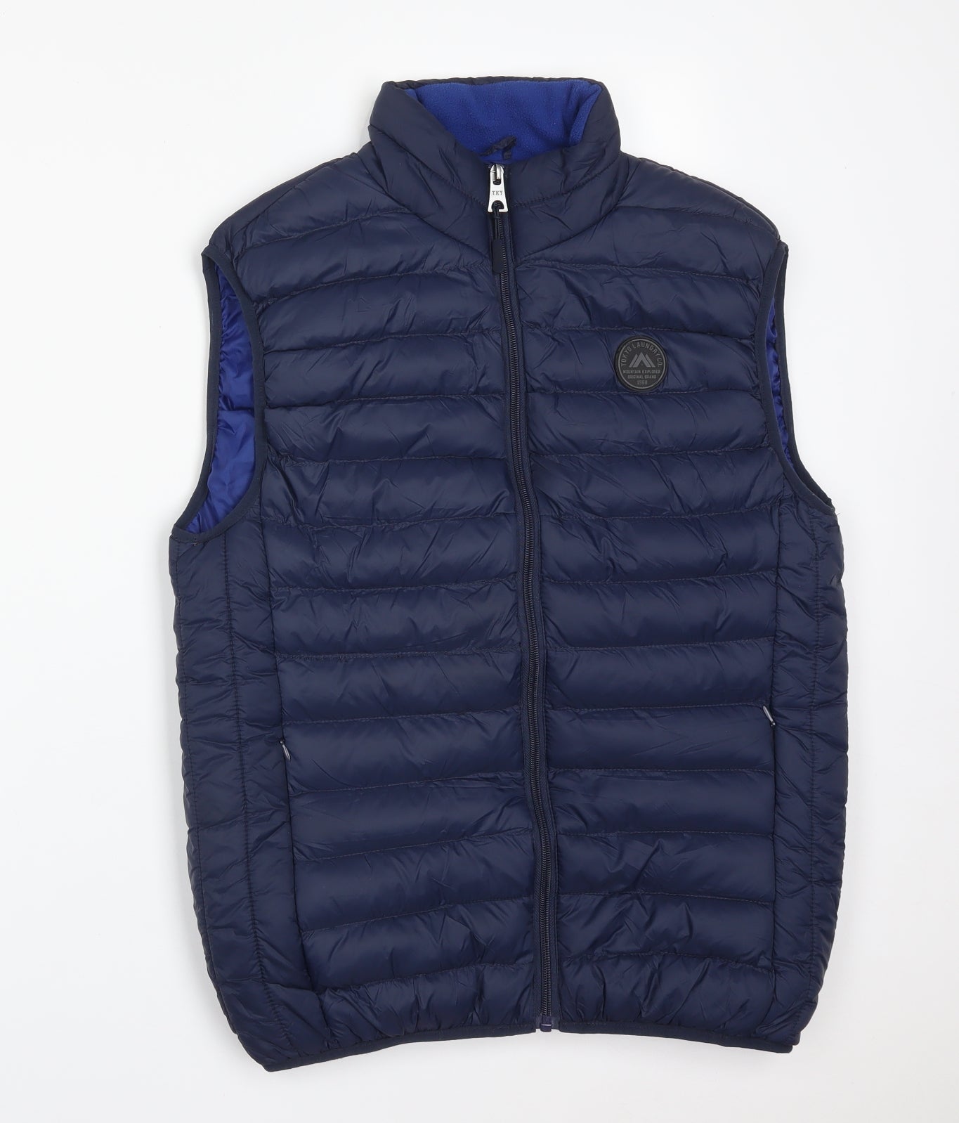 TOKYO LAUNDRY CO Mens Blue   Gilet Coat Size S
