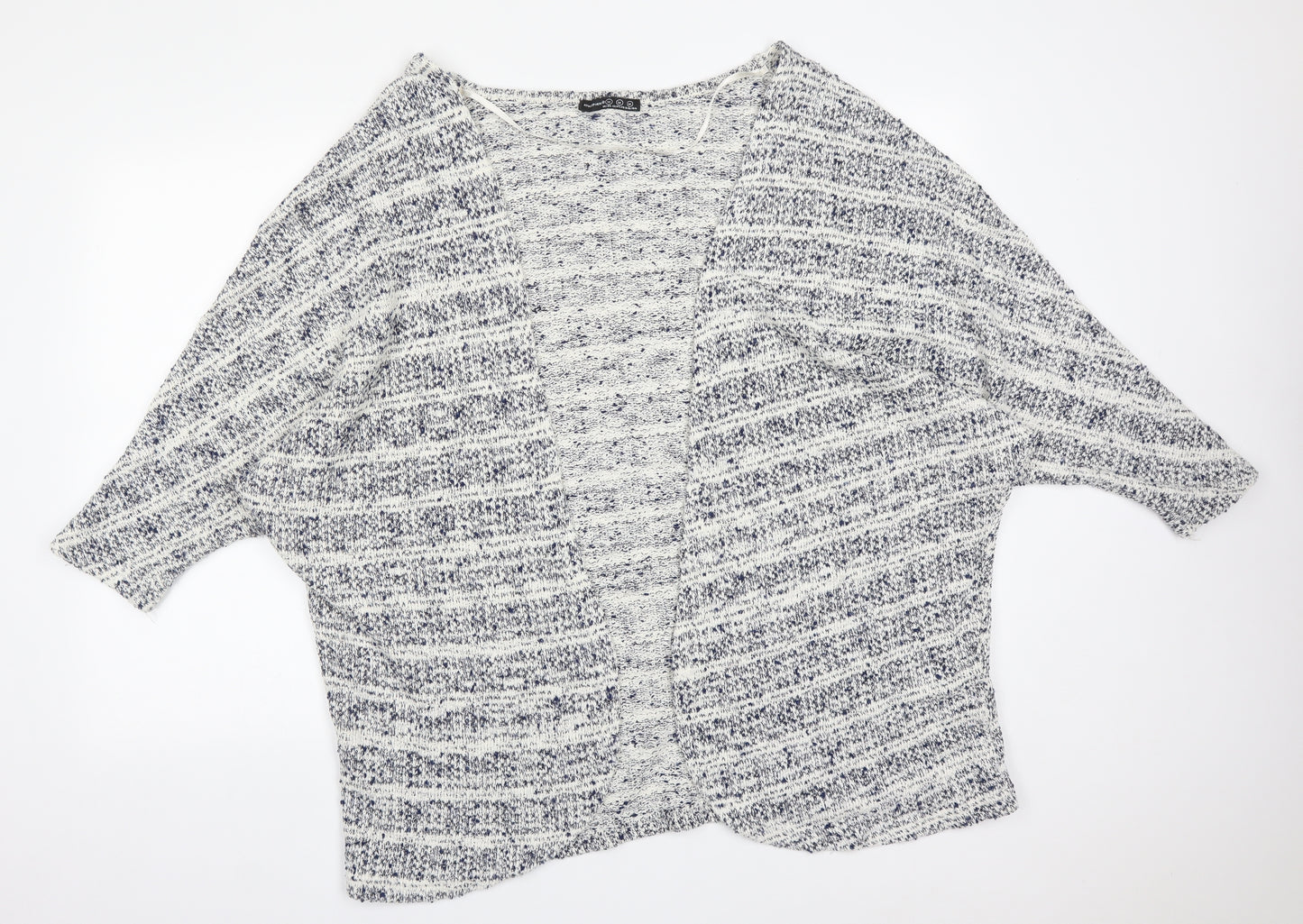 Atmosphere Womens Multicoloured  Striped Polyester Cardigan Jumper Size M