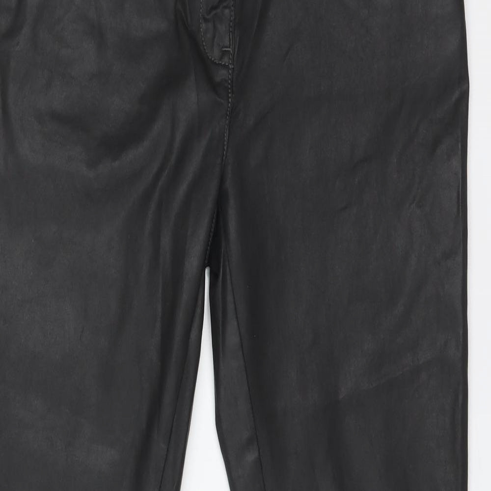 NEXT Womens Black  Cotton Skinny Jeans Size 10 L29 in Regular