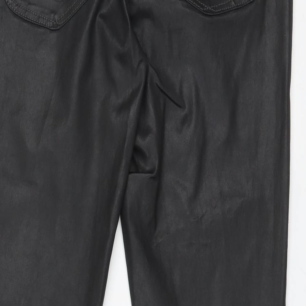 NEXT Womens Black  Cotton Skinny Jeans Size 10 L29 in Regular