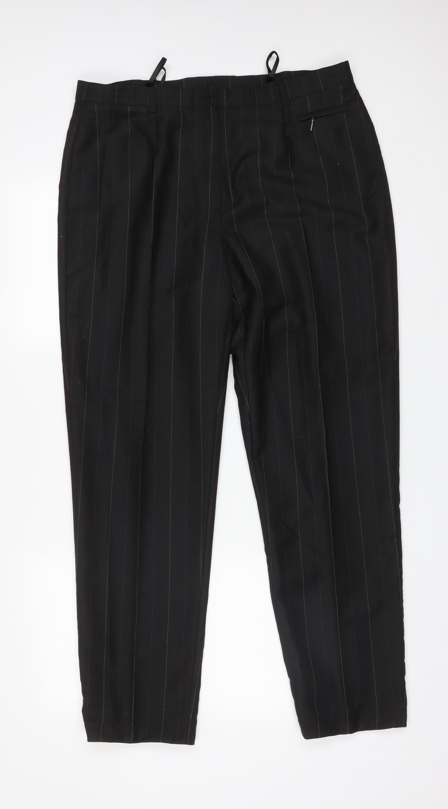 Preworn Womens Multicoloured Striped  Trousers  Size 34 L30 in Regular