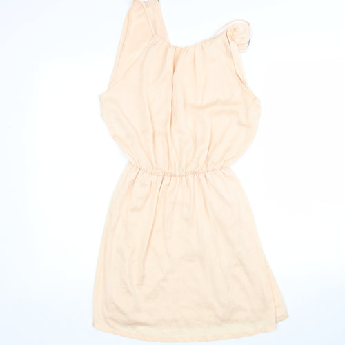 FOREVER 21 Womens Pink   Fit & Flare  Size S  Round Neck