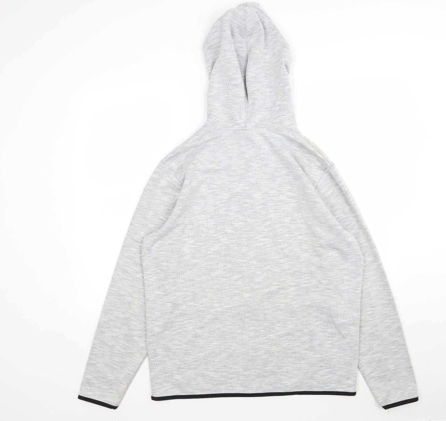 JACK & JONES Mens Grey  Cotton Full Zip Hoodie Size XL