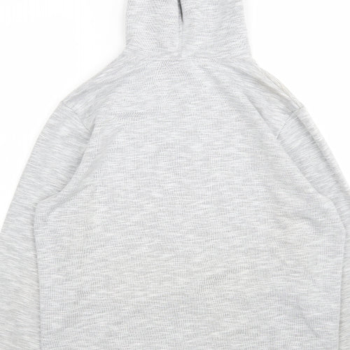 JACK & JONES Mens Grey  Cotton Full Zip Hoodie Size XL