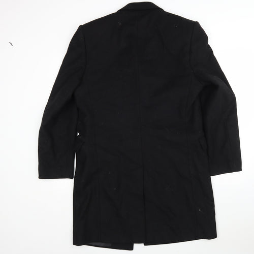 Karl Jackson  Mens Black   Overcoat Coat Size M