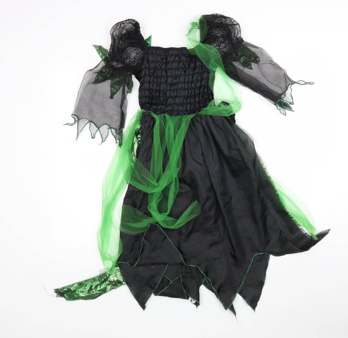 Tesco Girls Multicoloured   A-Line  Size 7-8 Years  Round Neck  - Halloween Dress