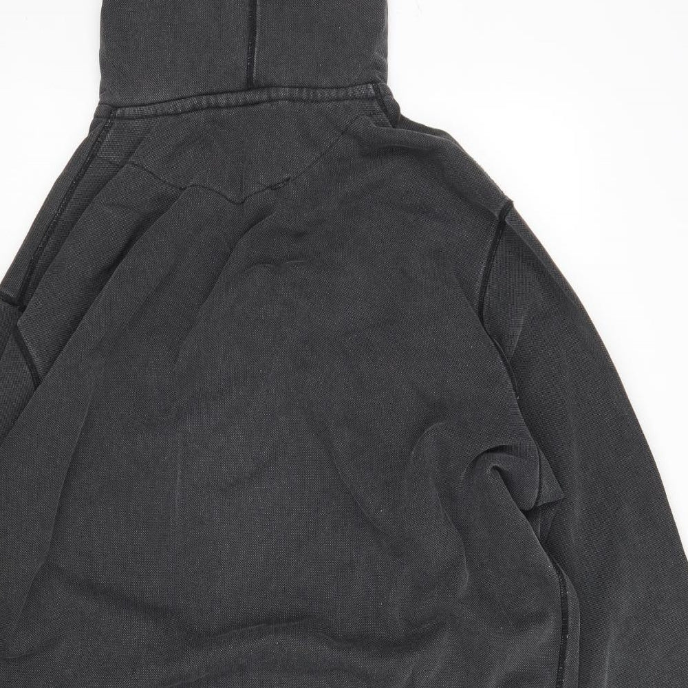 Guiness Mens Grey  Cotton Full Zip Hoodie Size 2XL