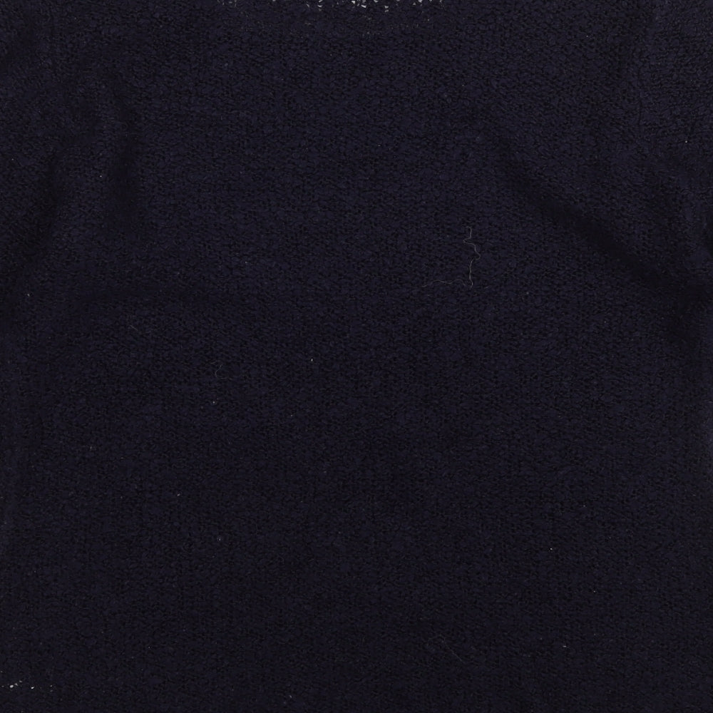 store twenty one Womens Blue Round Neck  Acrylic Pullover Jumper Size L