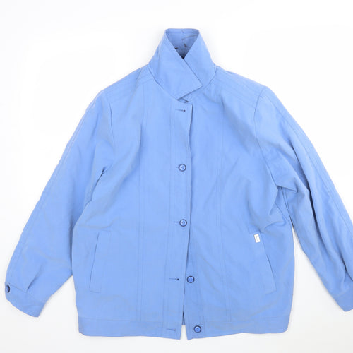 JBC Womens Blue   Overcoat Coat Size 16