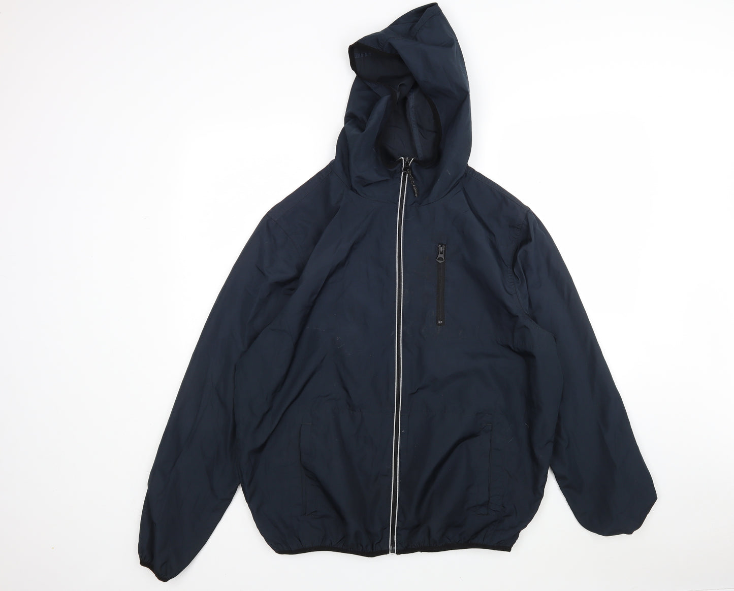 Matalan Mens Blue   Windbreaker Coat Size XL