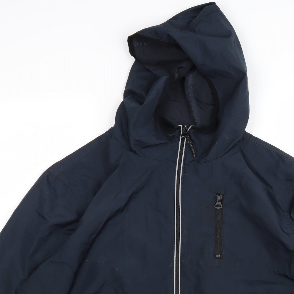 Matalan Mens Blue   Windbreaker Coat Size XL
