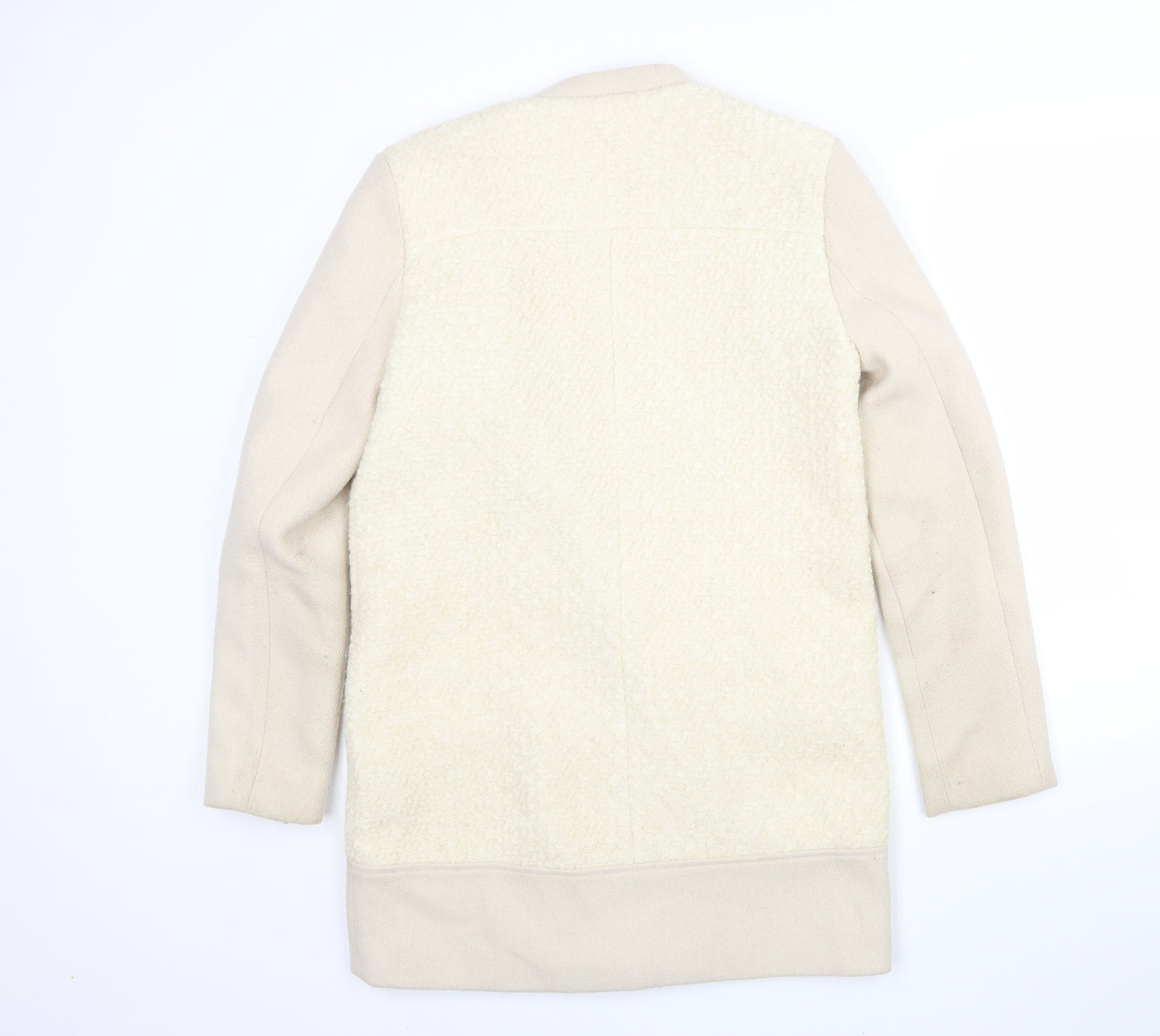 Papaya Womens Beige   Overcoat Coatigan Size 8