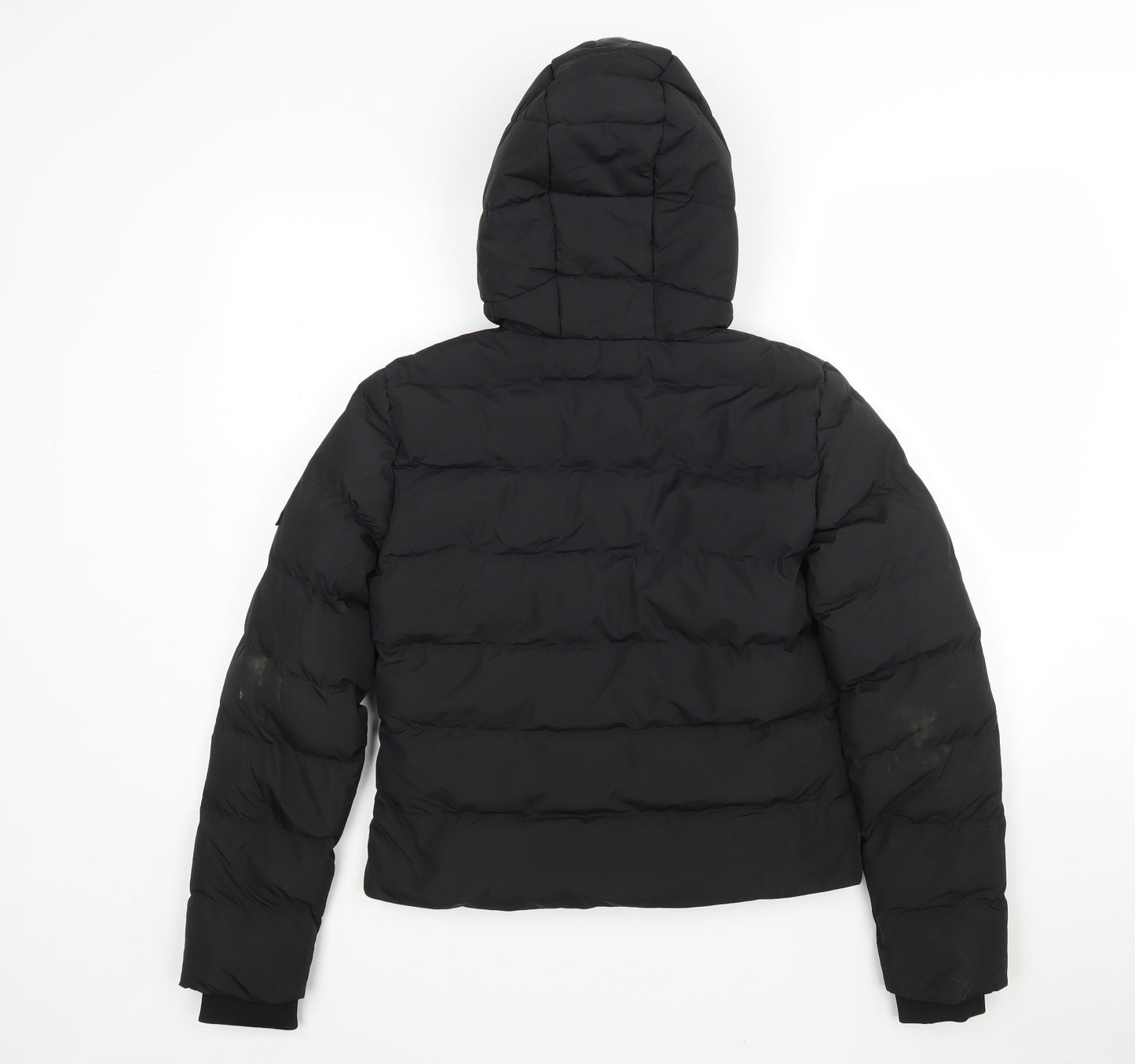Superdry Womens Black   Puffer Jacket Coat Size 8
