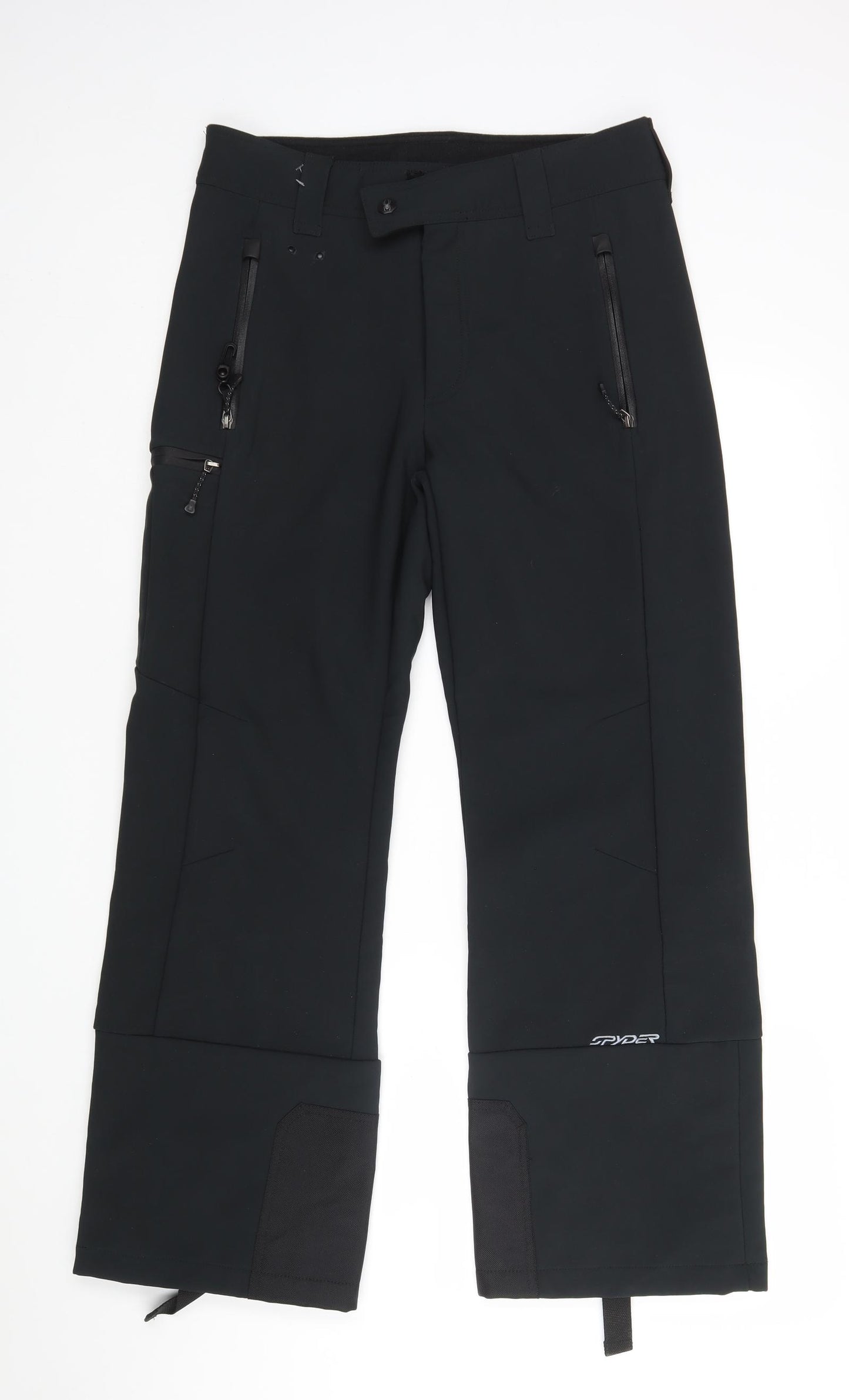 Spyder Mens Black  Polyester Snow Pants Trousers Size S L30 in Regular