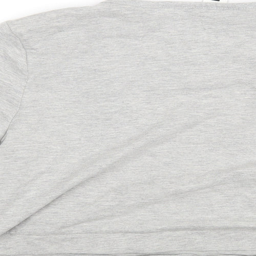 George Womens Grey V-Neck  Cotton Wrap Jumper Size 20