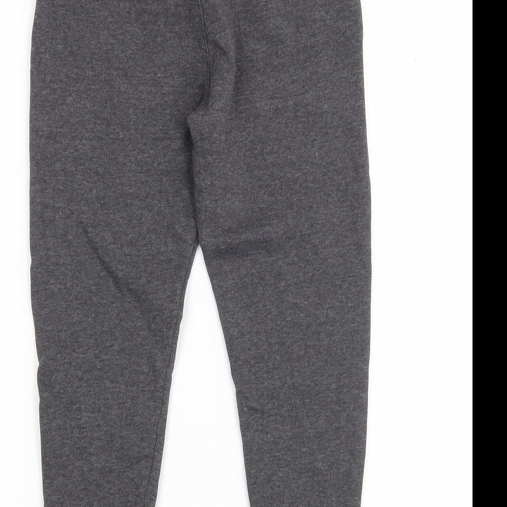 George Boys Grey  Cotton Sweatpants Trousers Size 5-6 Years  Regular