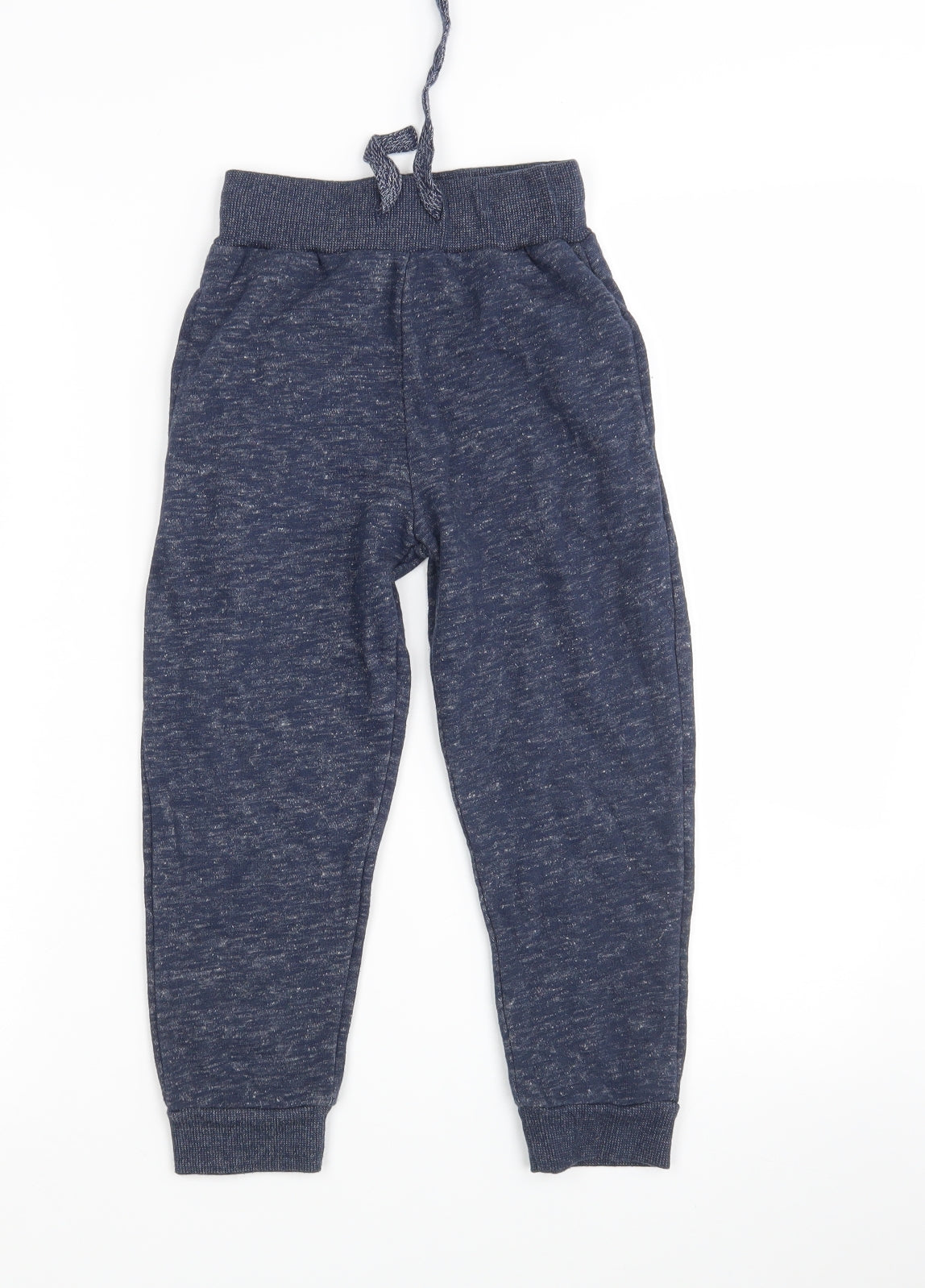 Primark Boys Blue  Cotton Sweatpants Trousers Size 5-6 Years  Regular