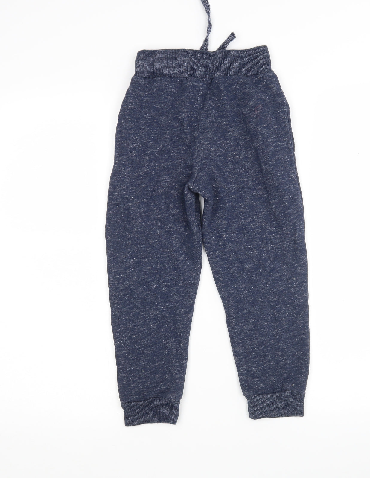 Primark Boys Blue  Cotton Sweatpants Trousers Size 5-6 Years  Regular